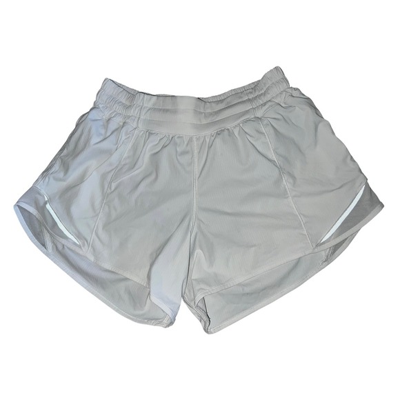Lululemon Hotty Hot ShortsSize 6 white  athletic - Picture 4 of 9